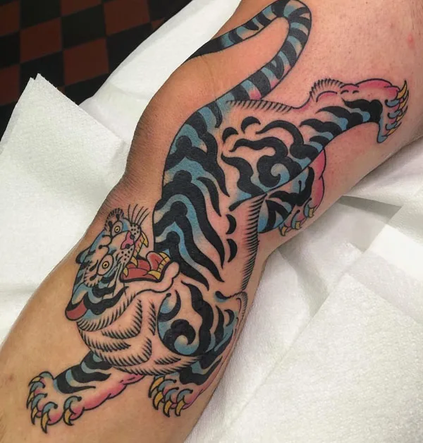 Japanese tiger tattoo 2