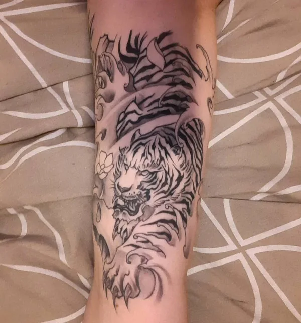 Japanese tiger tattoo 24