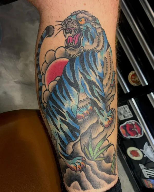 Japanese tiger tattoo 26
