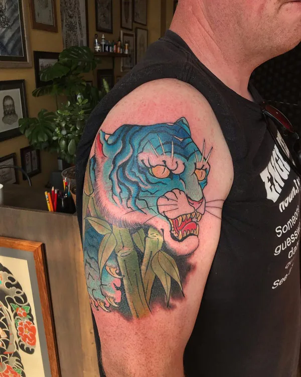 Japanese tiger tattoo 27