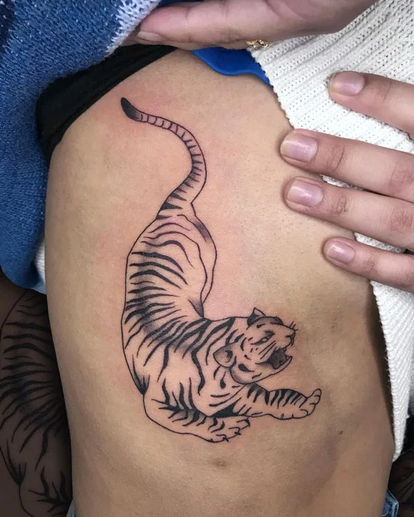 Japanese tiger tattoo 28