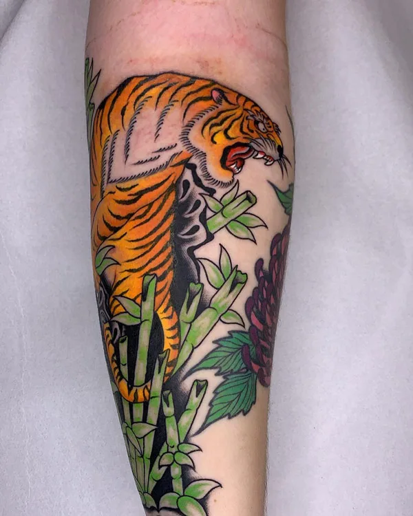 Japanese tiger tattoo 29
