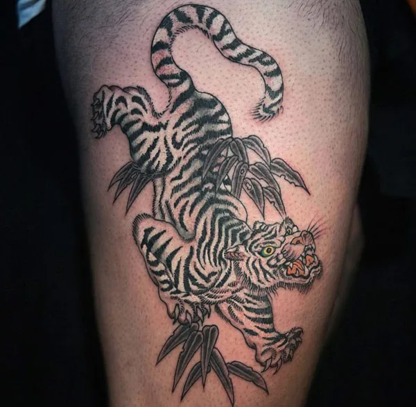 Japanese tiger tattoo 39