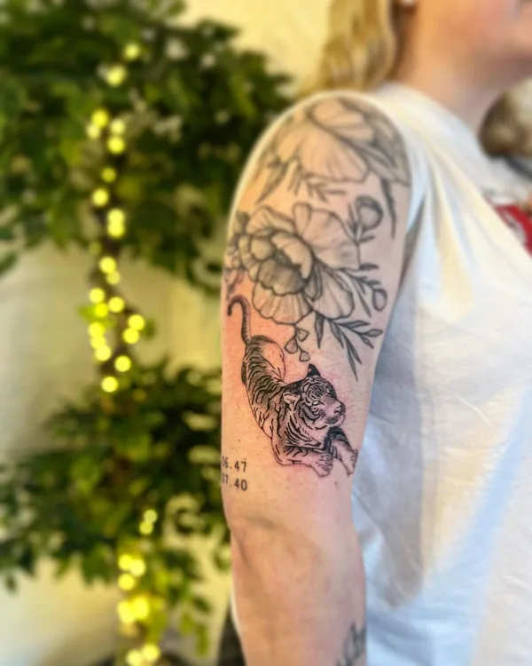 Japanese tiger tattoo 40