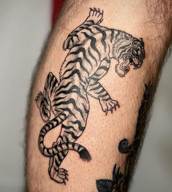 Japanese tiger tattoo 45