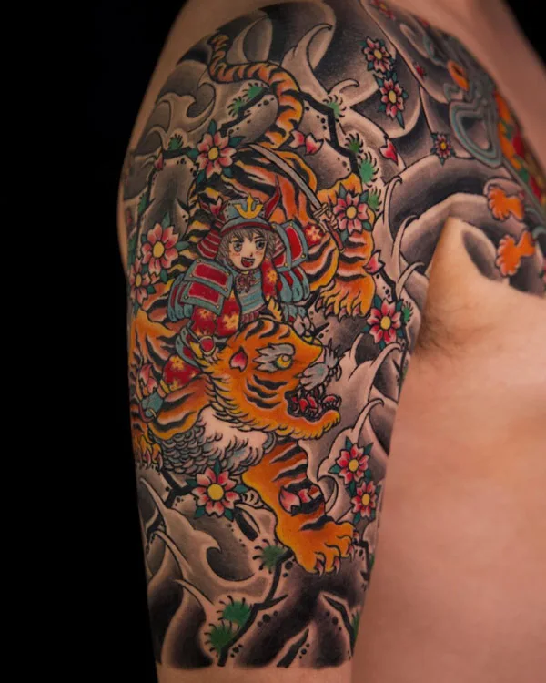 Japanese tiger tattoo 47