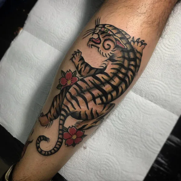 Japanese tiger tattoo 49