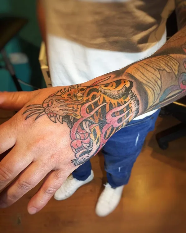 Japanese tiger tattoo 58