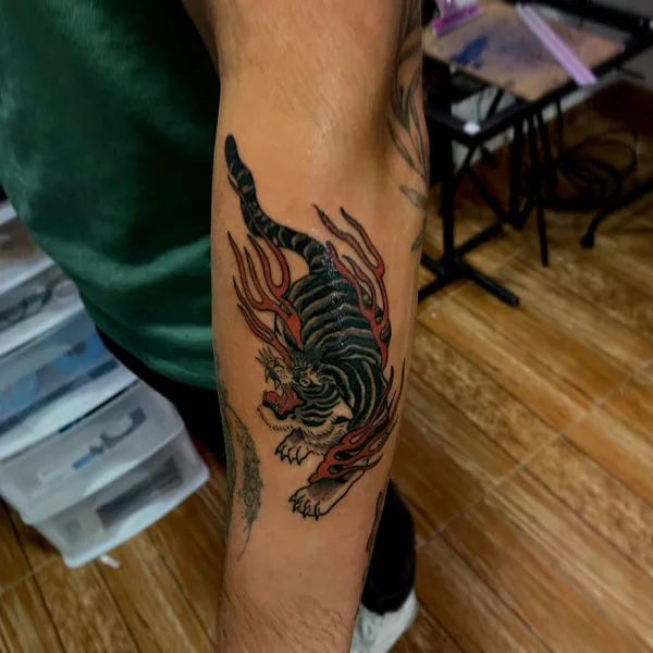 Japanese tiger tattoo 63