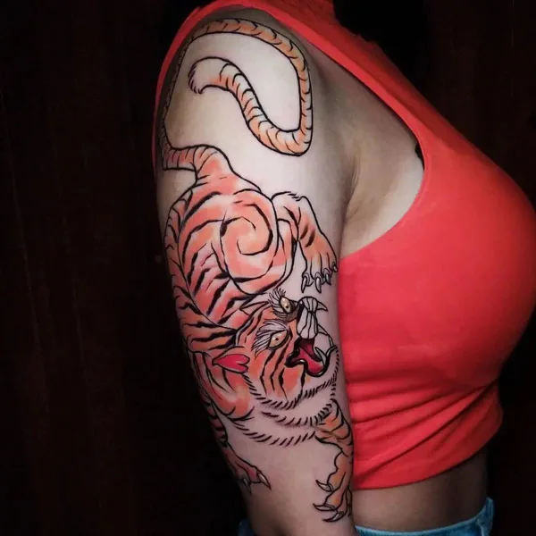 Japanese tiger tattoo 64