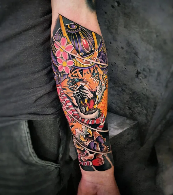 Japanese tiger tattoo 65