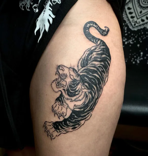 Japanese tiger tattoo 67