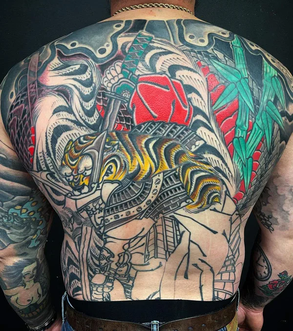 Japanese tiger tattoo 7