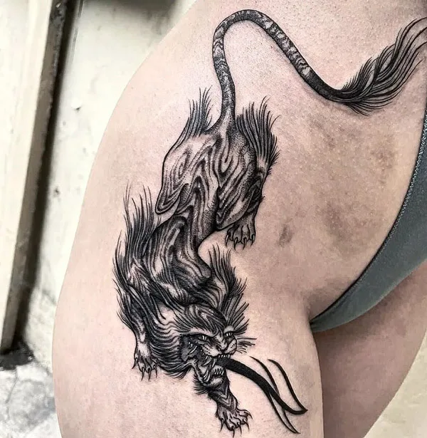 Japanese tiger tattoo 73