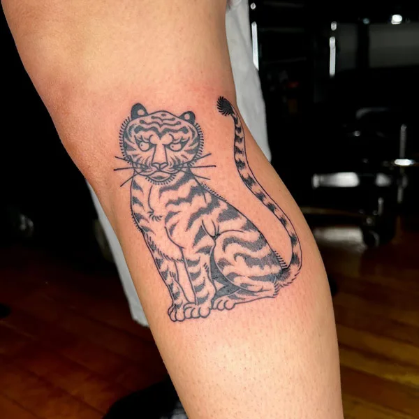 Japanese tiger tattoo 74