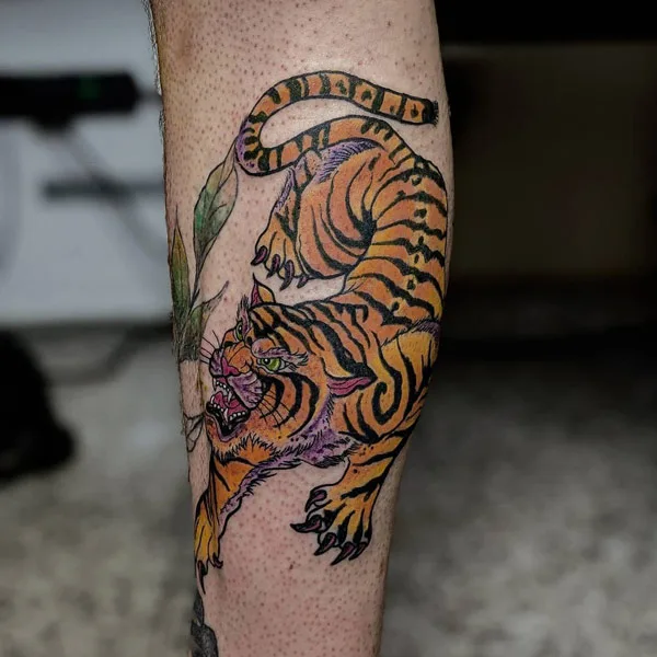 Japanese tiger tattoo 76