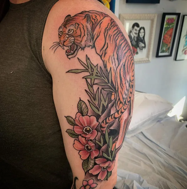 Japanese tiger tattoo 80