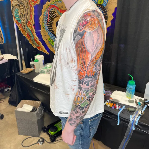 Japanese tiger tattoo 82