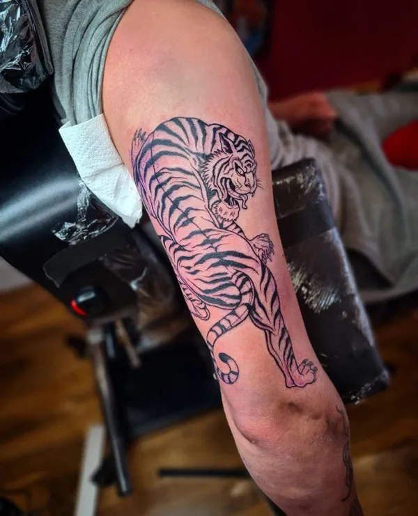 Japanese tiger tattoo 85