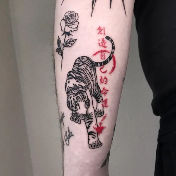 Japanese tiger tattoo 89