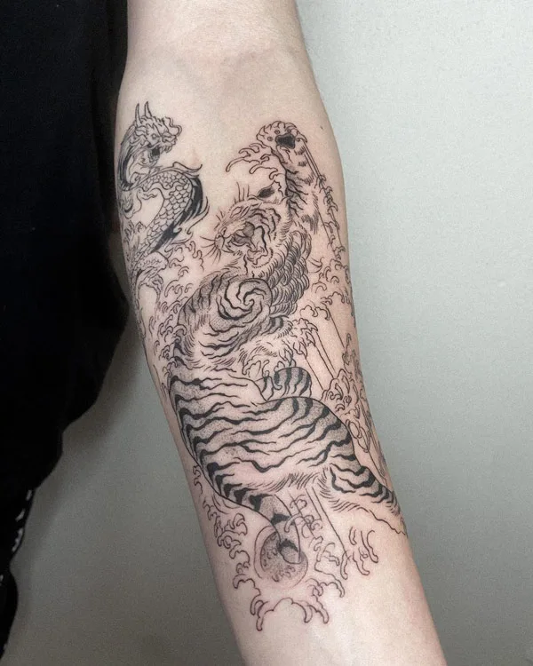Japanese tiger tattoo 90