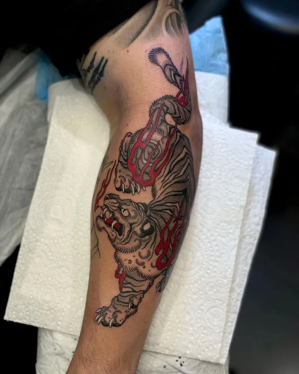 Japanese tiger tattoo 92