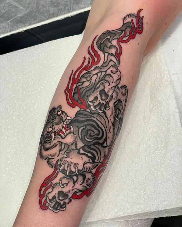 Japanese tiger tattoo 94