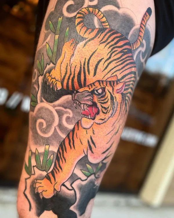 Japanese tiger tattoo 98