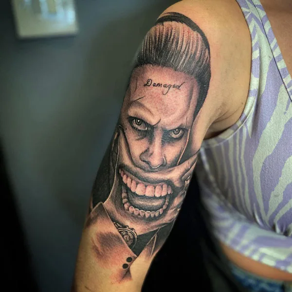 Jared Leto Joker Tattoo 2