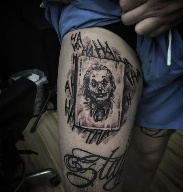 Joker Card Tattoo 1