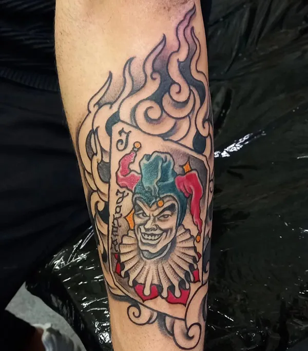 Joker Card Tattoo 2
