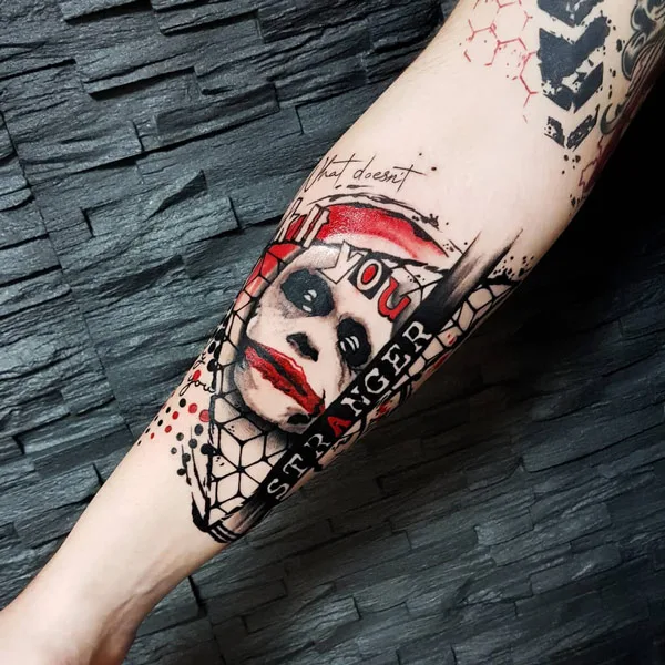 Joker Forearm Tattoo 2