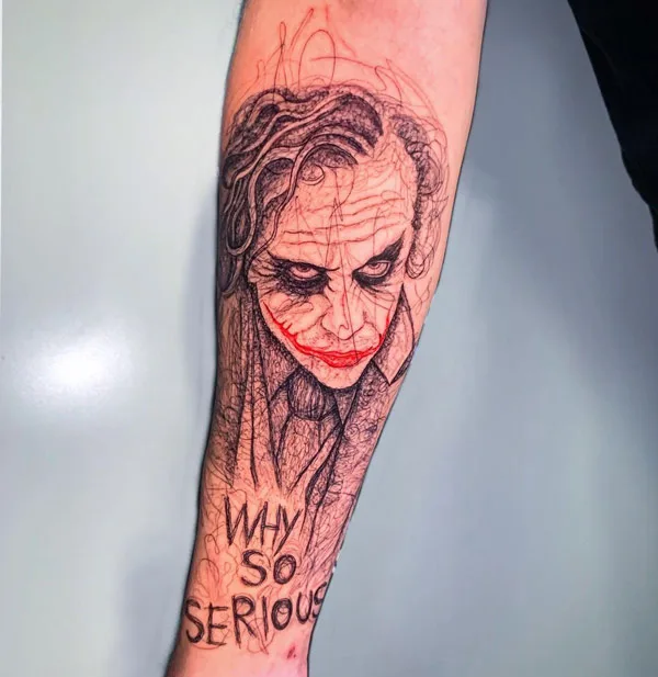 Joker Tattoos in the DC Universe