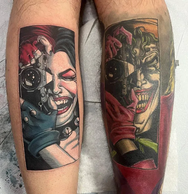 Joker and Harley Quinn Tattoo 2