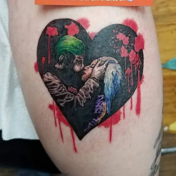 Joker and Harley Quinn Tattoo 3