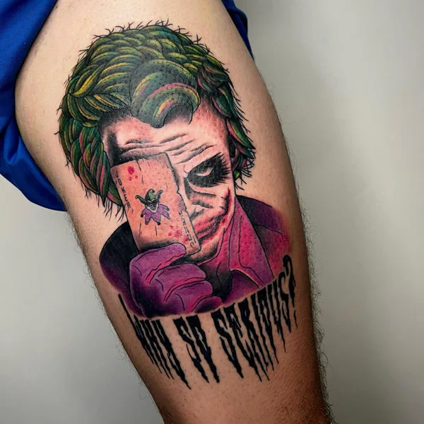 Joker tattoo meaning