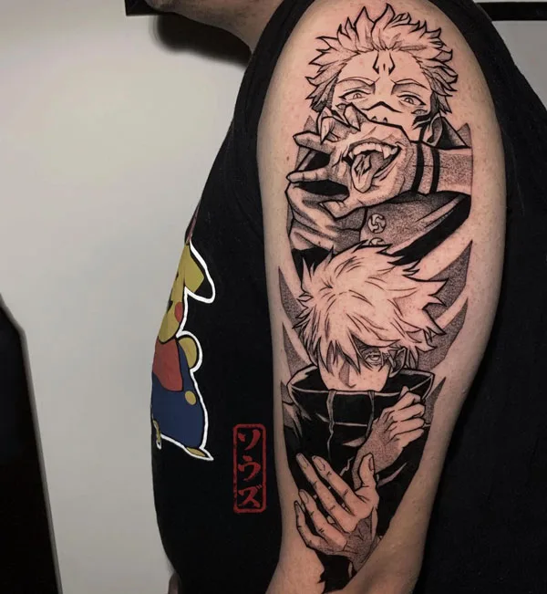 Jujutsu Kaisen Arm Tattoo