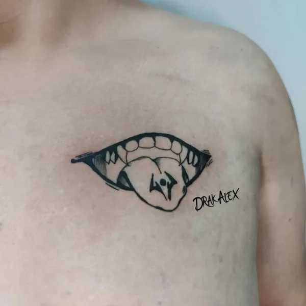 Jujutsu Kaisen Chest Tattoo