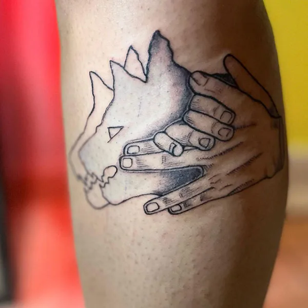Jujutsu Kaisen Divine Dog Tattoo