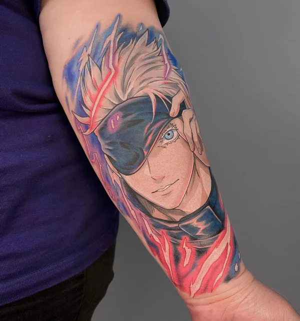 Jujutsu Kaisen Forearm Tattoo