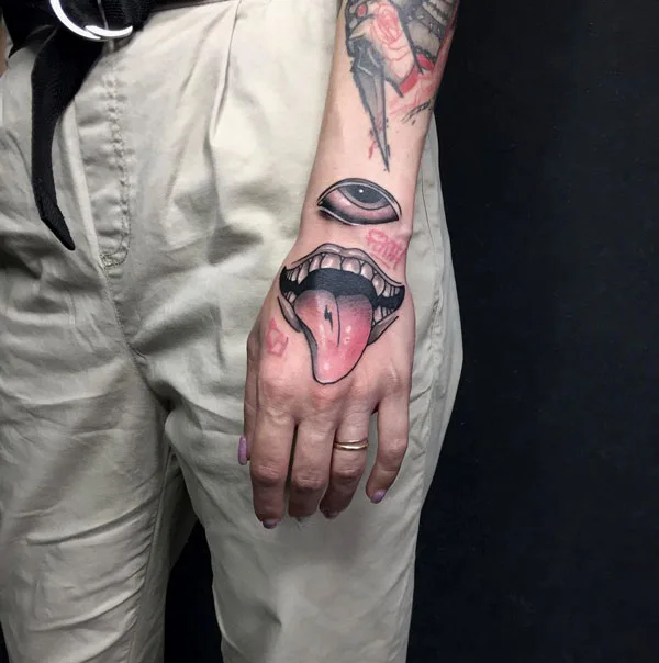 Jujutsu Kaisen Hand Tattoo