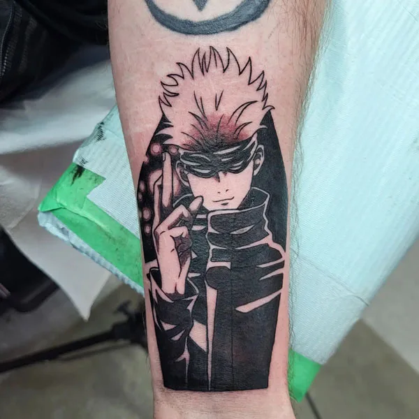 Jujutsu Kaisen Satoru Gojo Tattoo