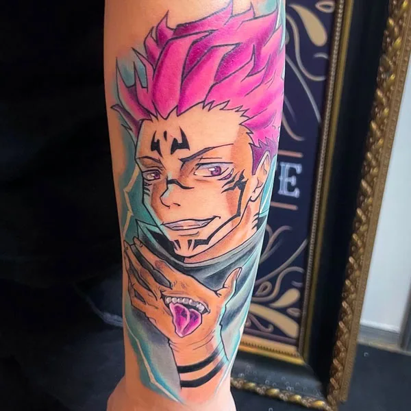 Jujutsu Kaisen Sukuna Tattoo