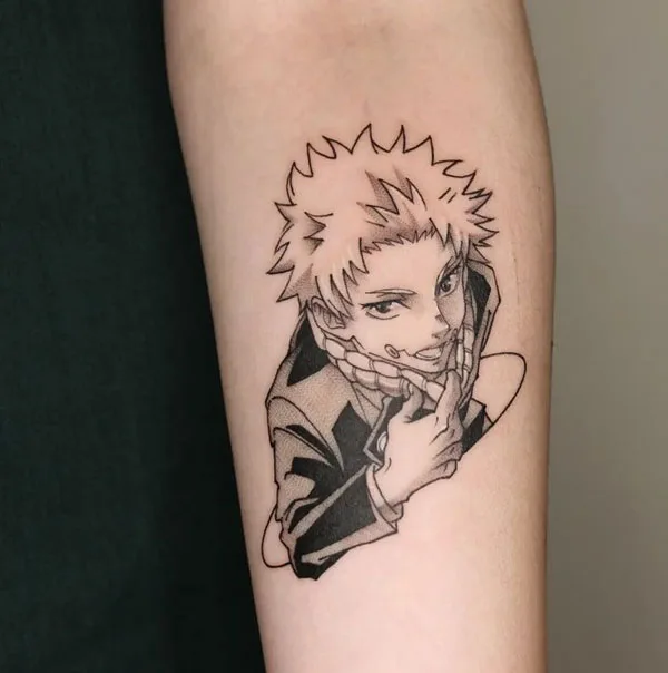 Jujutsu kaisen tattoo 50