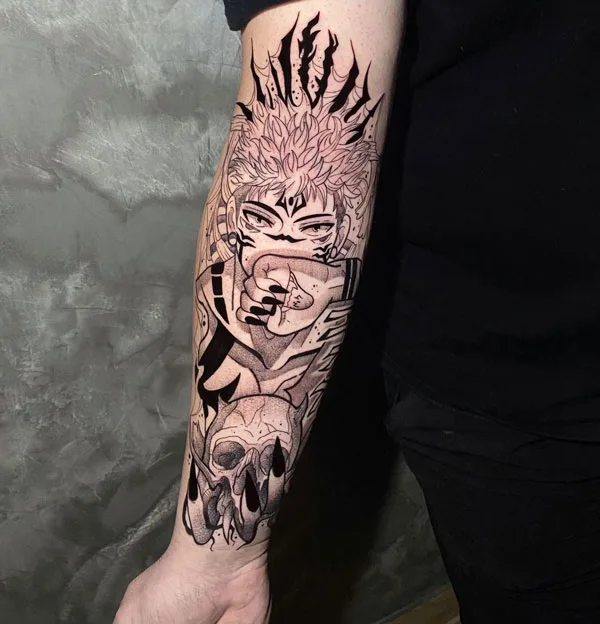 Jujutsu kaisen tattoo 62