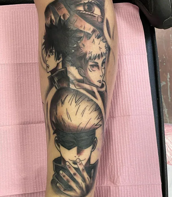 Jujutsu kaisen tattoo 64