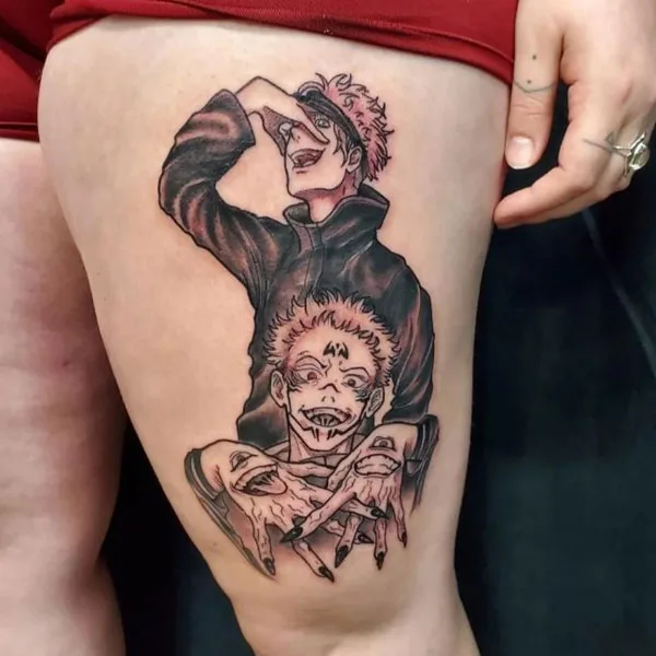 Jujutsu kaisen tattoo 9