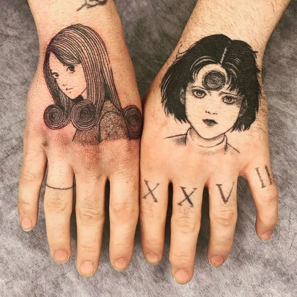 Junji Ito Tattoo 108