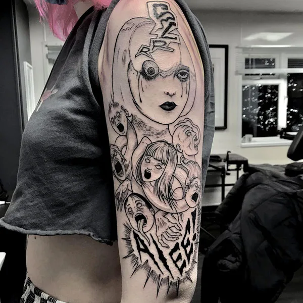 Junji Ito Tattoo 15