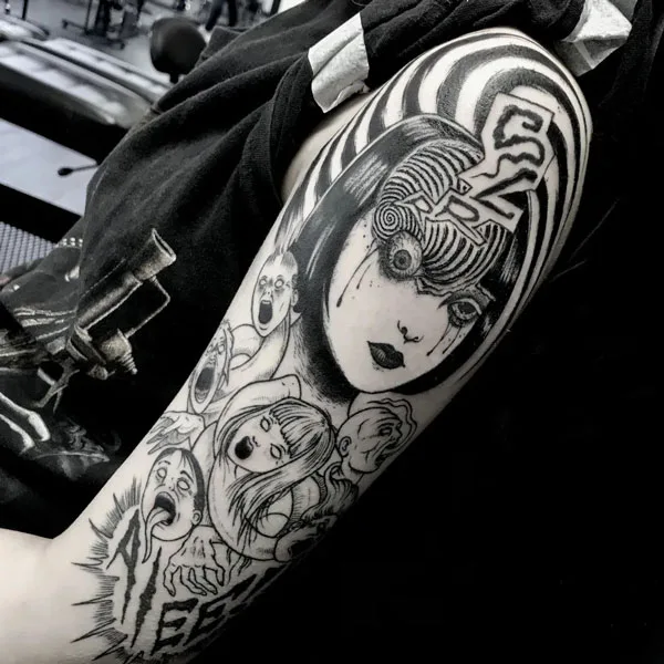 Junji Ito Tattoo 2